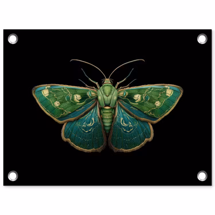 Tuinposter - Mot - Levendig - Groen — 1