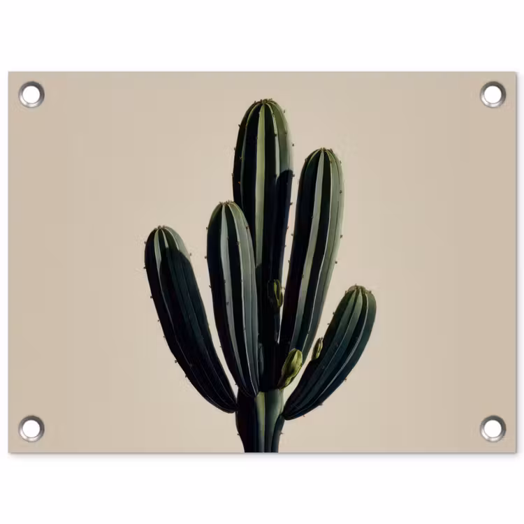Tuinposter - Cactus - Subtiel - Groen — 1
