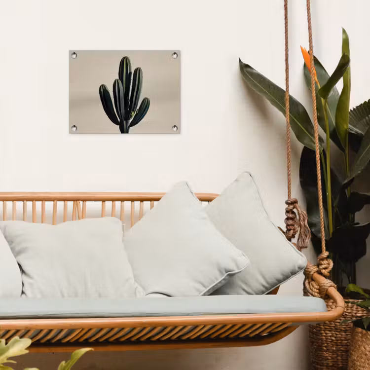 Tuinposter - Cactus - Subtiel - Groen — 5