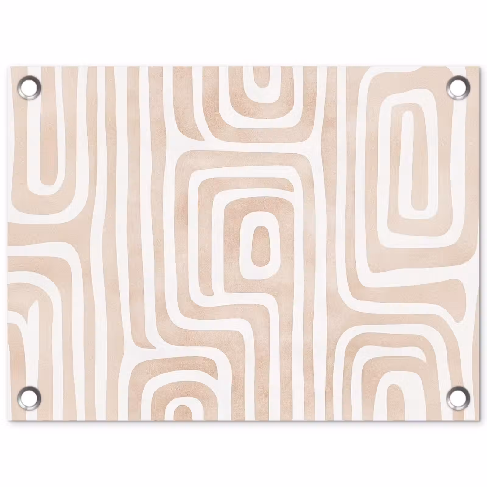 Tuinposter - Decoratief - Labyrint - Beige — 1