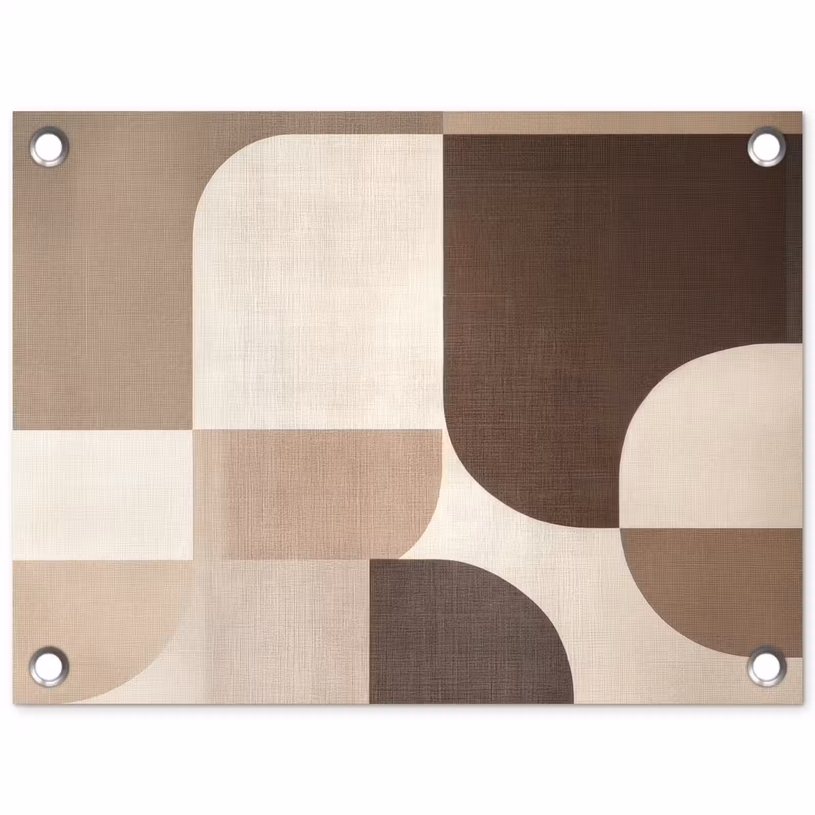 Tuinposter - Geometrisch - Geweven structuur - Modern — 1