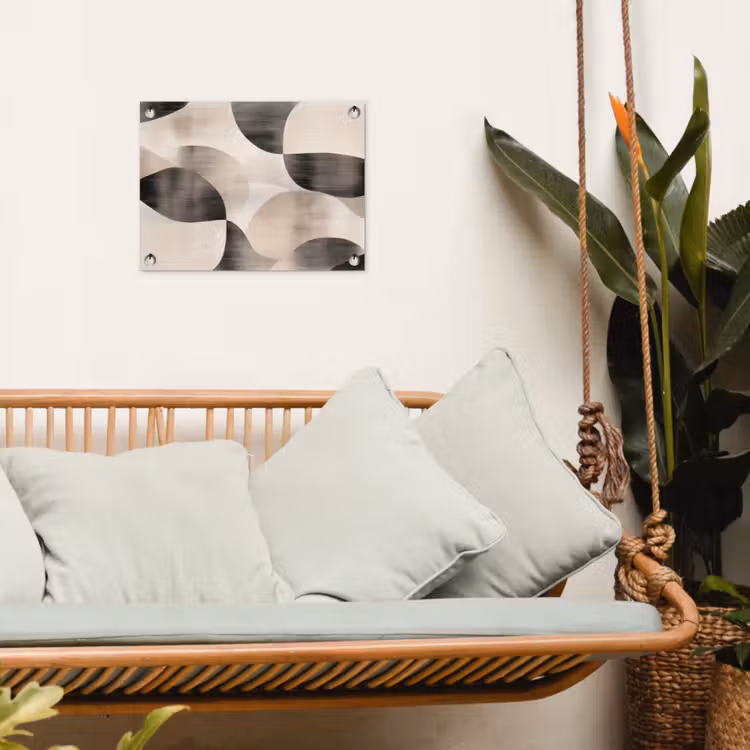 Tuinposter - Grillige vormen - Subtiele overgangen - Dynamisch — 5