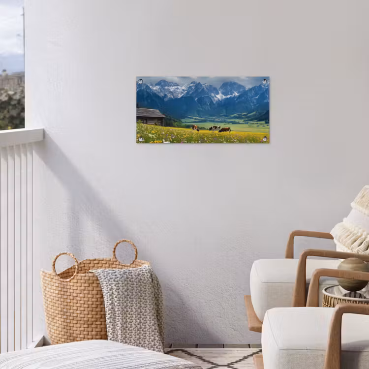 Tuinposter - Alpen - Weide - Bergen - Koeien — 3