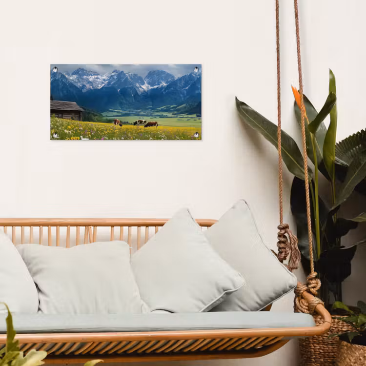 Tuinposter - Alpen - Weide - Bergen - Koeien — 5