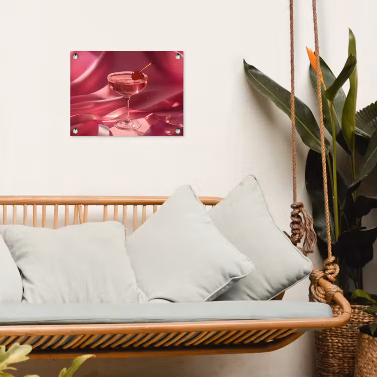 Tuinposter - Cocktail - Pink - Luxe — 5