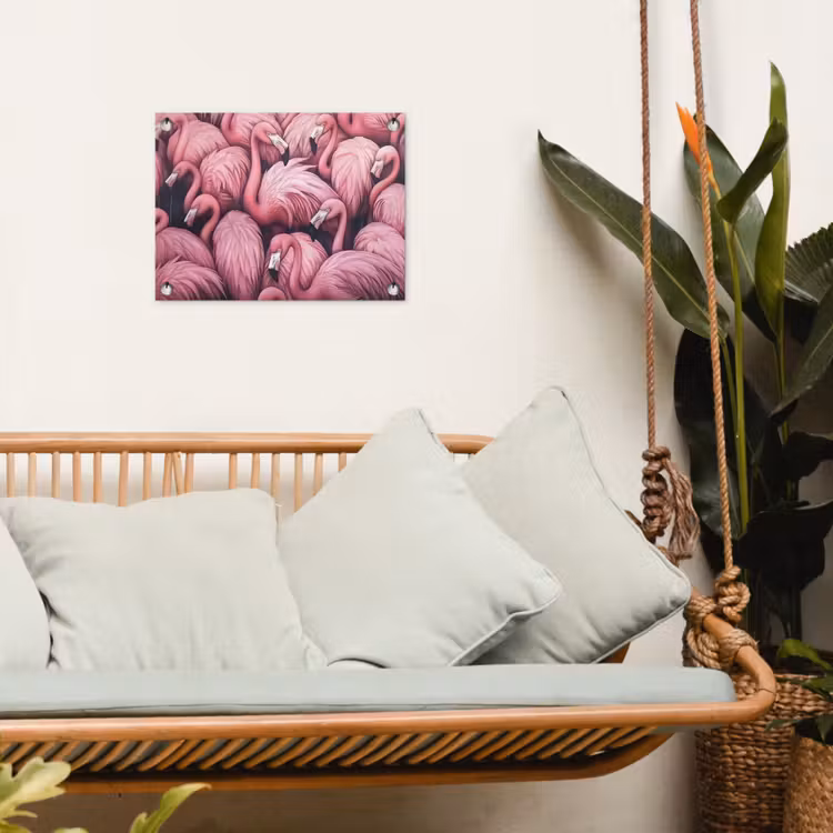 Tuinposter - Flamingo - Roze - Dieren — 5