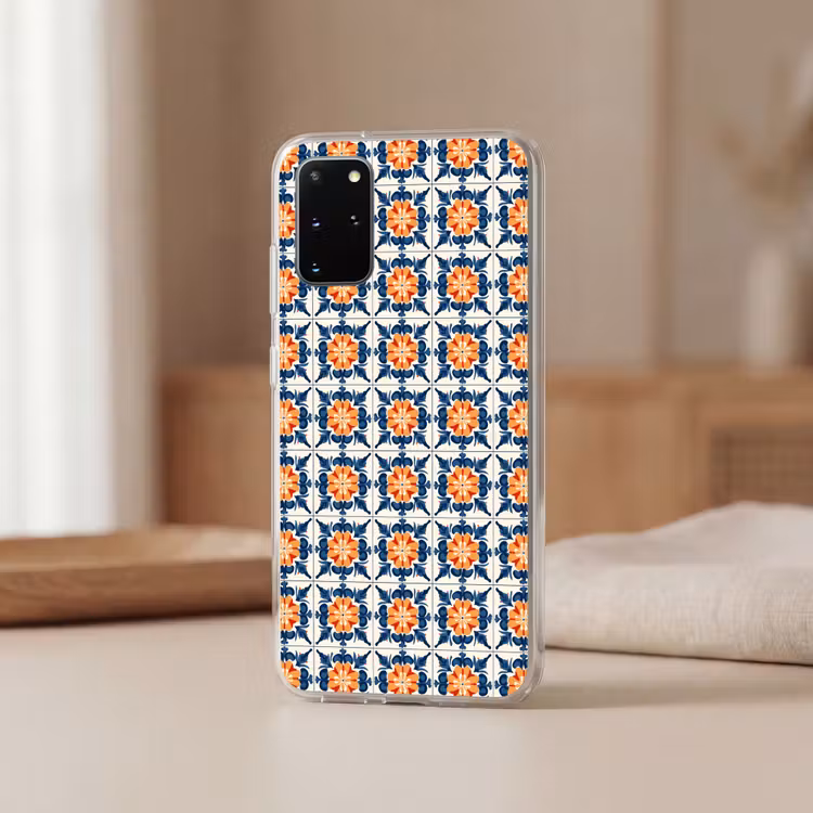 Telefoonhoesje - Traditioneel - Tegel - Oranje — 3