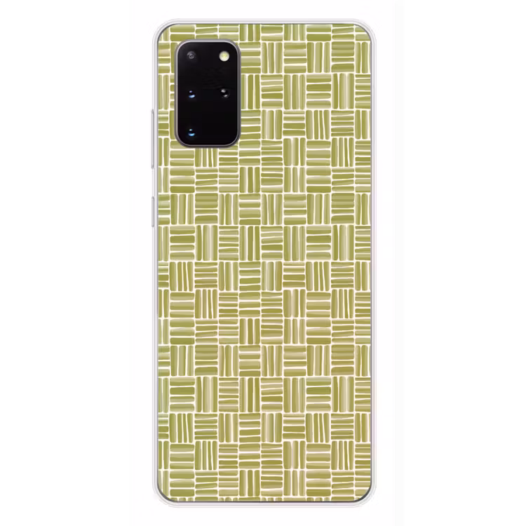 Telefoonhoesje - Vlecht - Patroon - Groen — 4