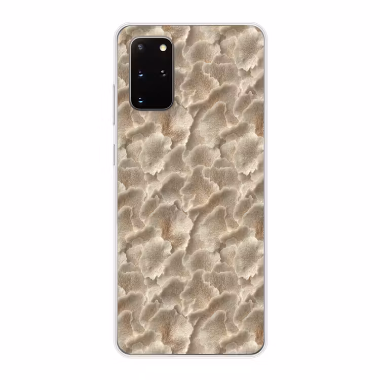 Telefoonhoesje - Waaierstructuren - Beige - Vezeltextuur — 1