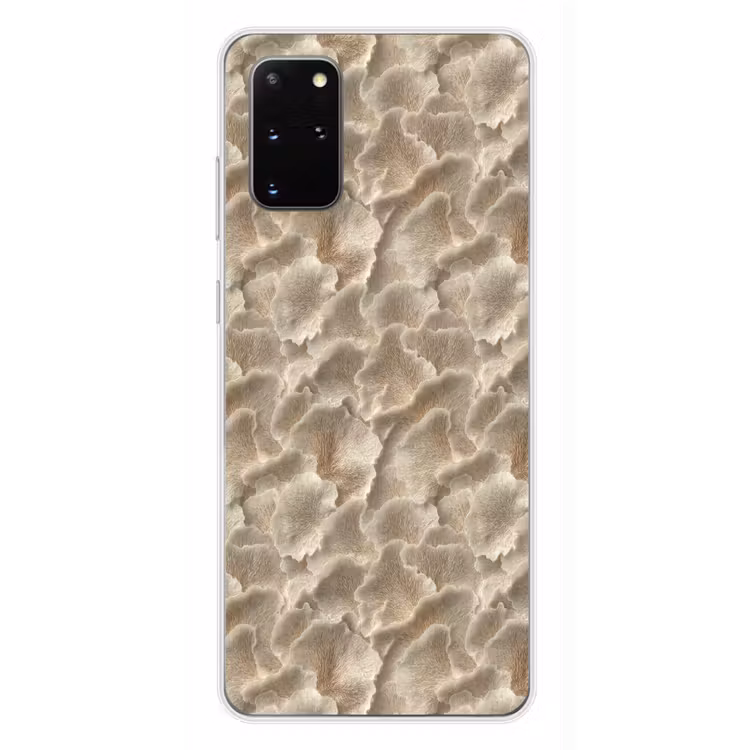 Telefoonhoesje - Waaierstructuren - Beige - Vezeltextuur — 4