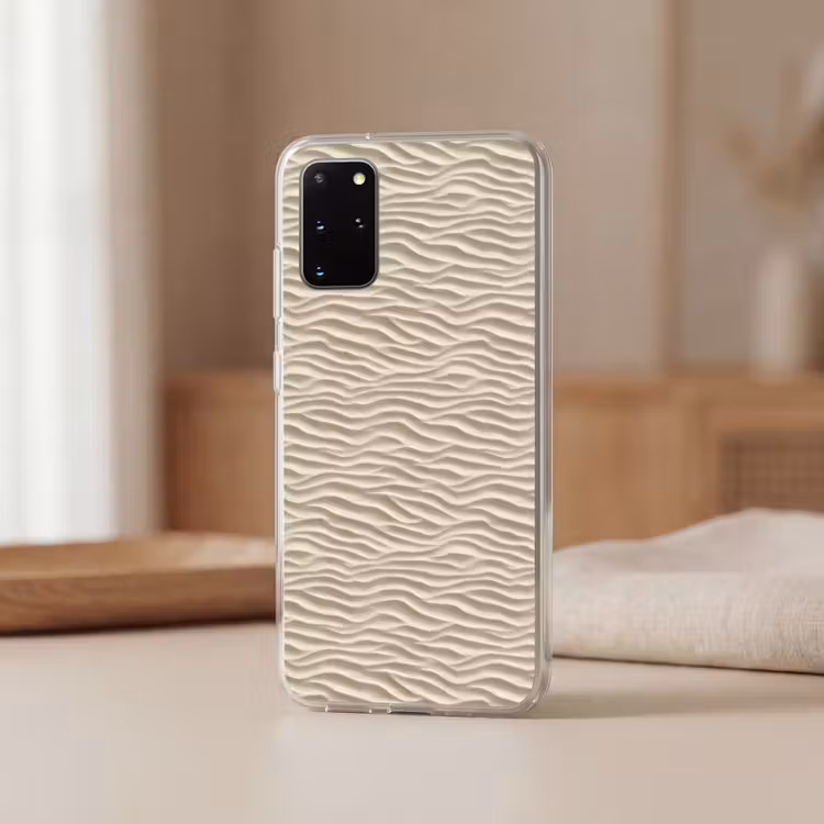 Telefoonhoesje - Zand - Golven - Beige — 3