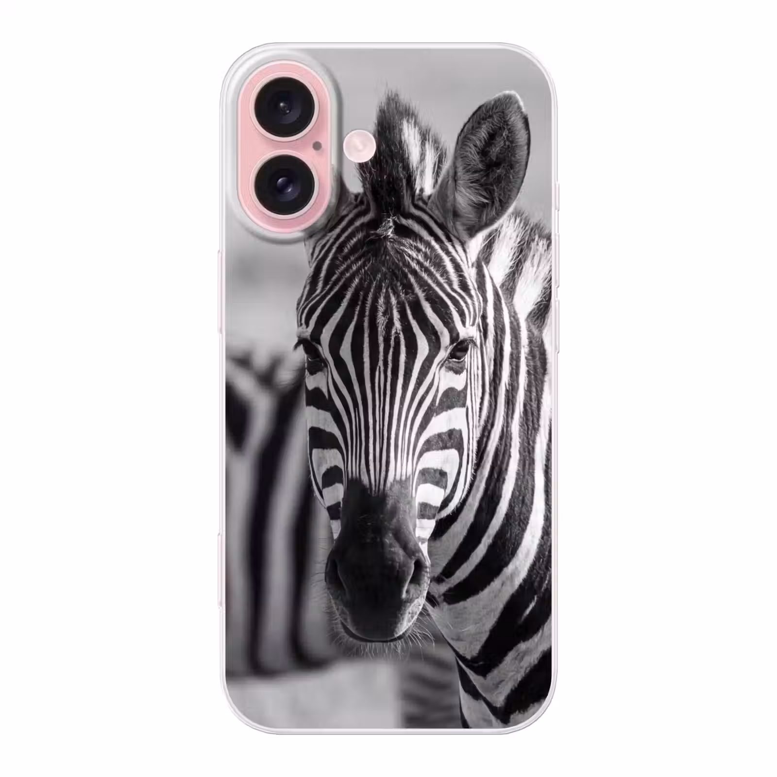 Telefoonhoesje - Zebra's - Zwart - Wit — 1
