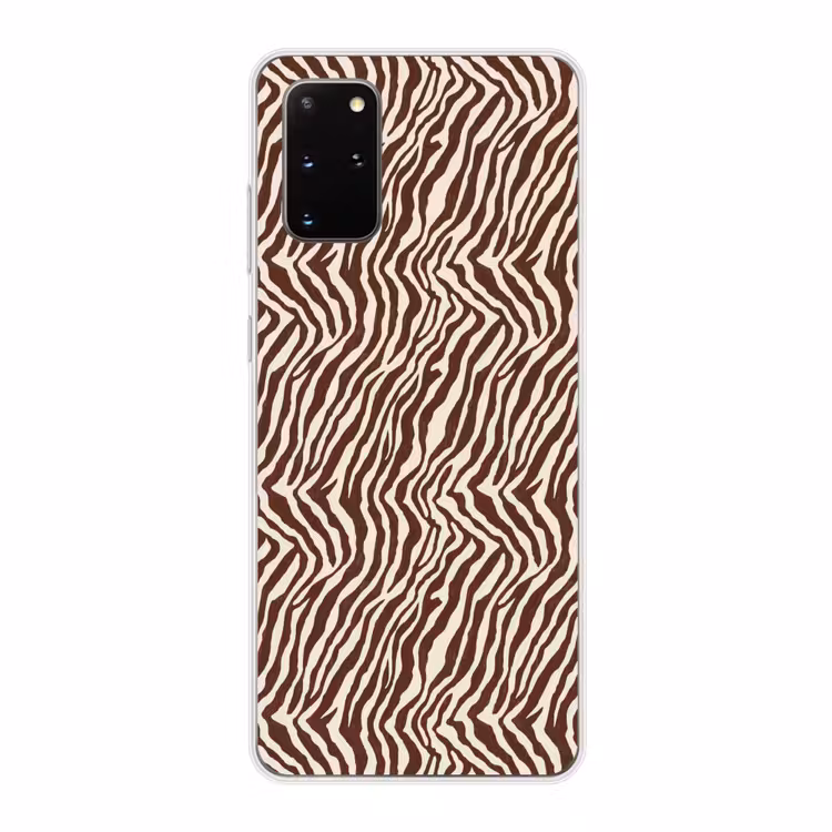 Telefoonhoesje - Zebra - Patroon - Zwart - Wit — 1