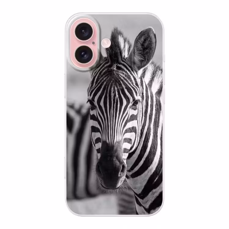 Telefoonhoesje - Zebra's - Zwart - Wit — 1