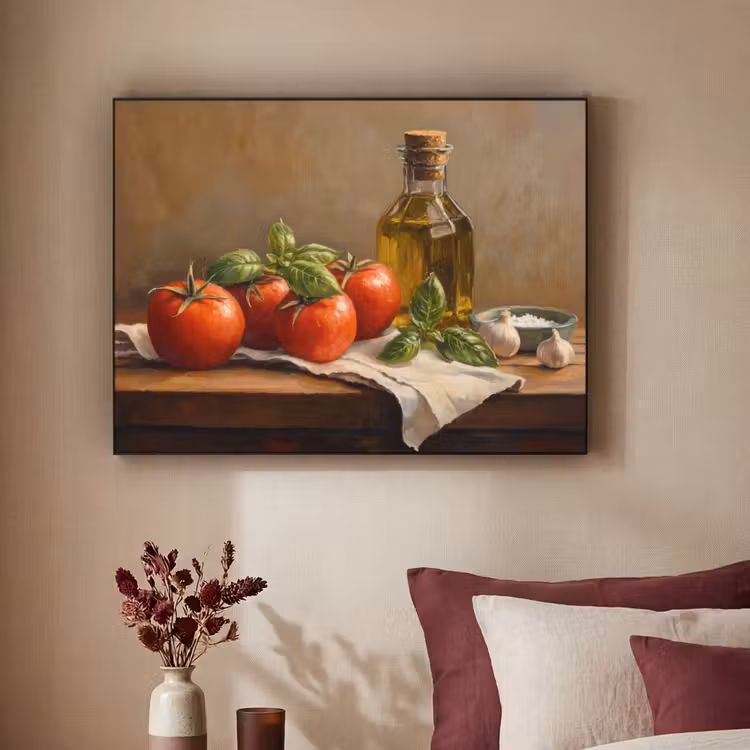 Art Frame - Tomaten - Olijfolie - Stilleven — 2