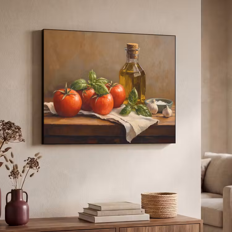 Art Frame - Tomaten - Olijfolie - Stilleven — 4