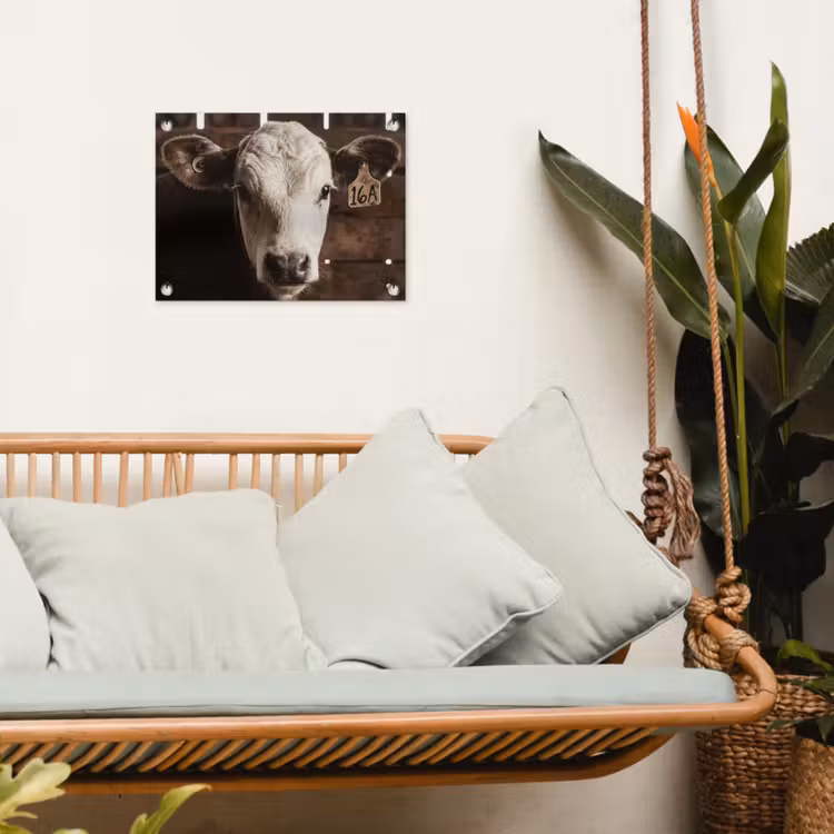Tuinposter - Kalf - Oormerk - Houten stal — 5