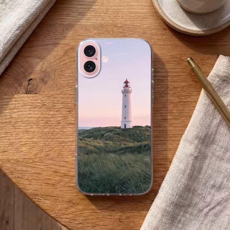 Telefoonhoesje - Vuurtoren - Duinlandschap - Zee — 2