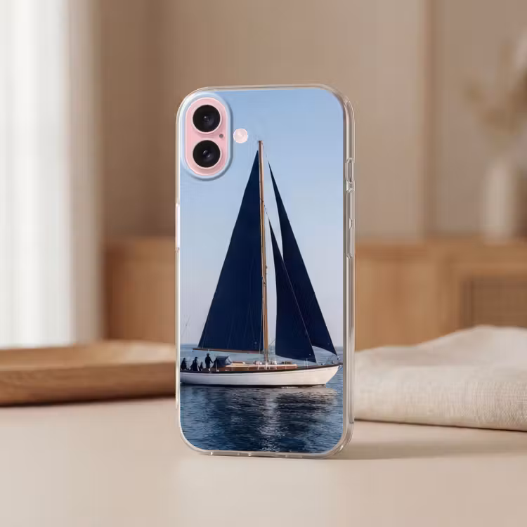Telefoonhoesje - Zeilboot - Zee - Blauw — 3
