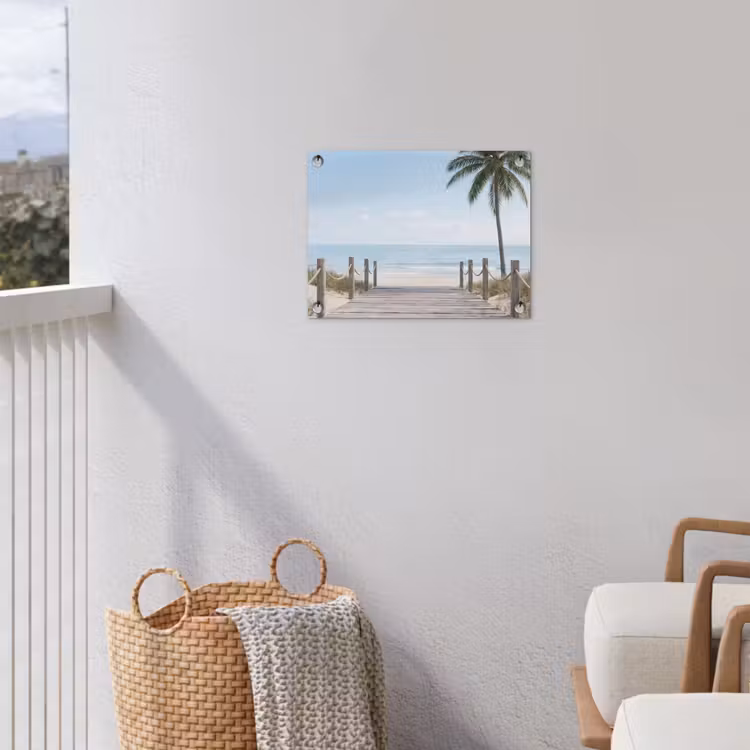 Tuinposter - Palmbomen - Pad - Horizon — 3