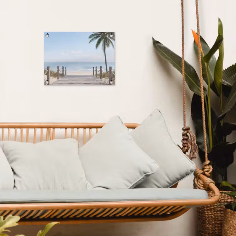 Tuinposter - Palmbomen - Pad - Horizon — 5