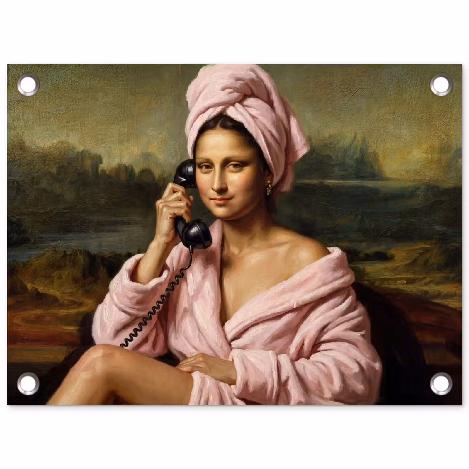 Tuinposter - Mona - Klassiek - Roze — 1