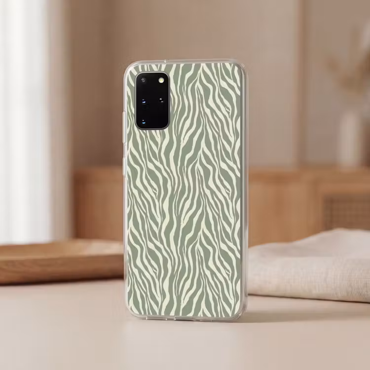 Telefoonhoesje - Zebra - Motief - Groen — 3