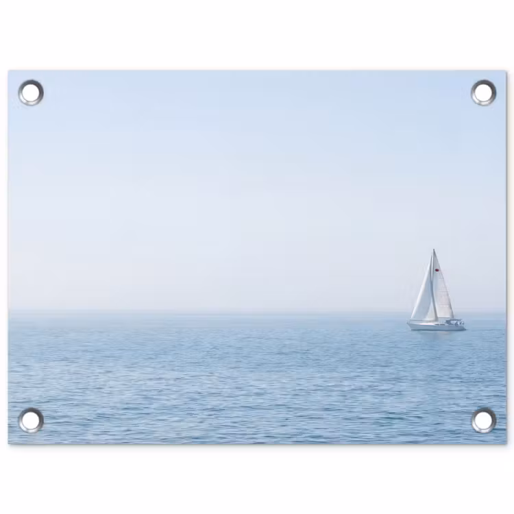 Tuinposter - Horizon - Zeilboot - Zee — 1
