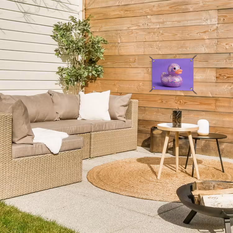 Tuinposter - Disco - Eend - Paars — 4