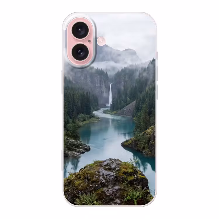 Telefoonhoesje - Waterval - Bomen - Bergen — 1