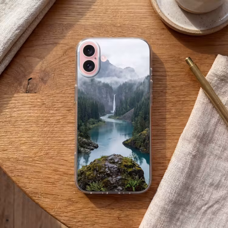 Telefoonhoesje - Waterval - Bomen - Bergen — 2