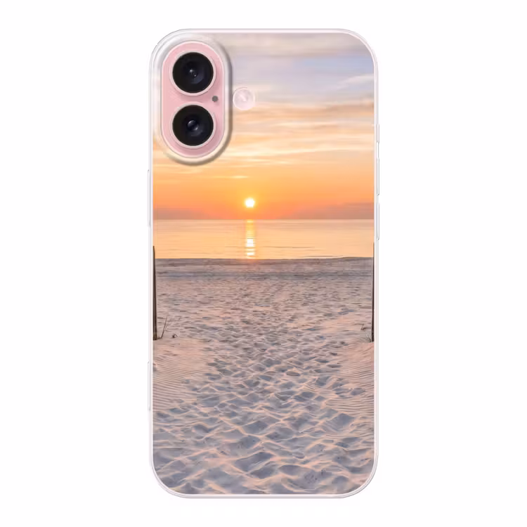Telefoonhoesje - Zonsondergang - Strand - Zand — 1