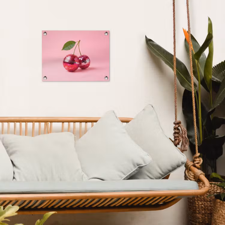 Tuinposter - Disco - Kersen - Roze — 5