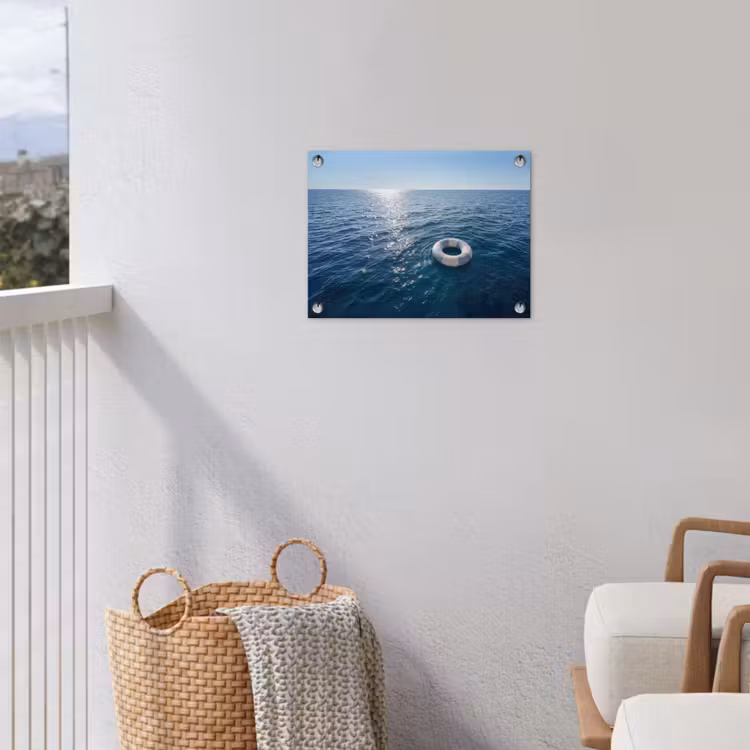 Tuinposter - Oceaan - Zwemband - Horizon — 3