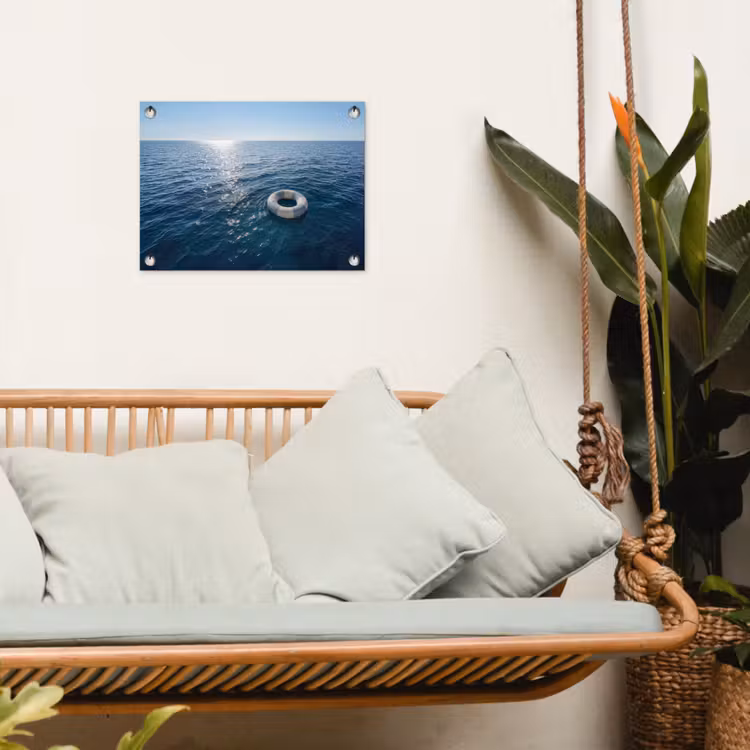 Tuinposter - Oceaan - Zwemband - Horizon — 5