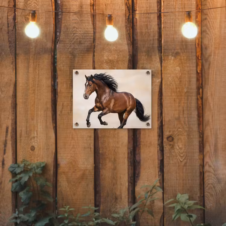 Tuinposter - Paard - Galop - Energie — 2