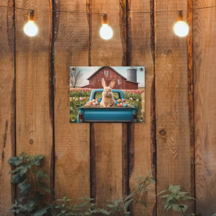Tuinposter - Konijn - Boerderij - Eieren — 2