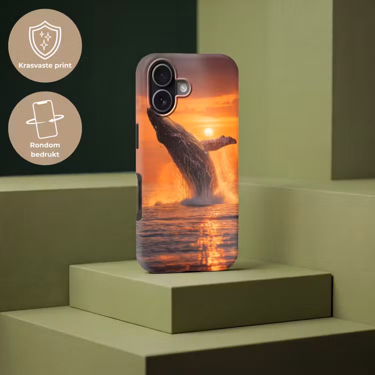 Telefoonhoesje Toughcase - Walvis - Zon - Zee — 7
