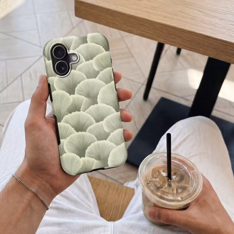 Telefoonhoesje Toughcase - Waaier - Blad - Groen — 4