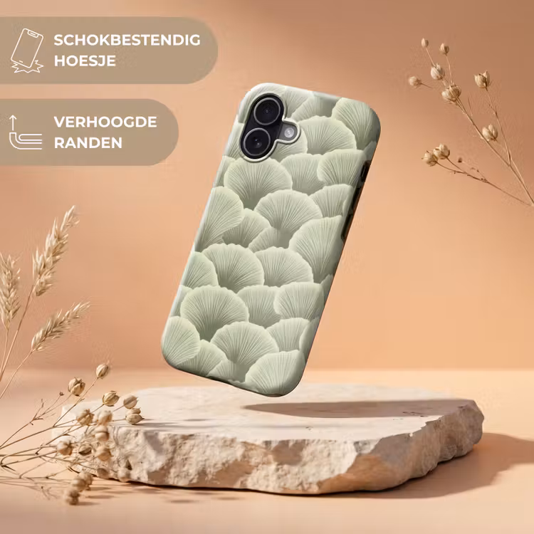 Telefoonhoesje Toughcase - Waaier - Blad - Groen — 5