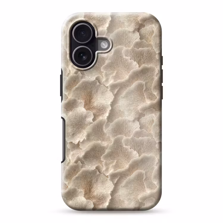 Telefoonhoesje Toughcase - Waaierstructuren - Beige - Vezeltextuur — 1
