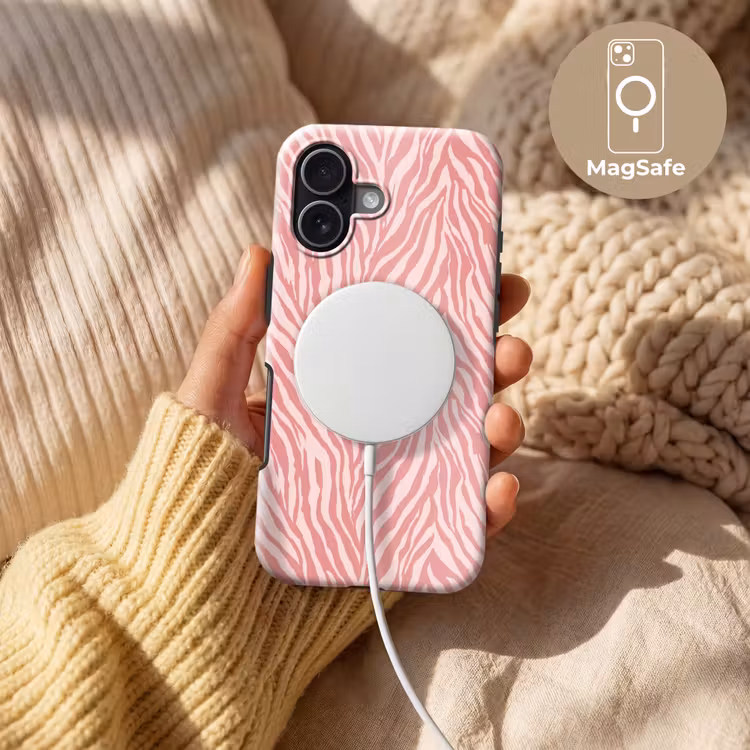 Telefoonhoesje Toughcase - Zebra - Print - Roze — 8