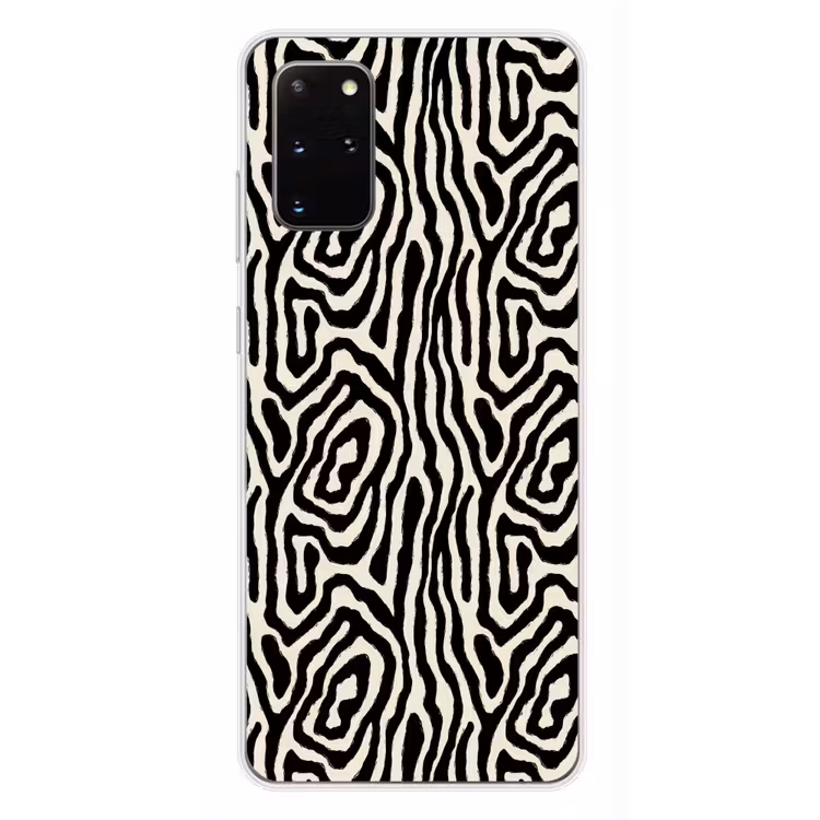 Telefoonhoesje - Zebra - Zwart - Abstract — 4