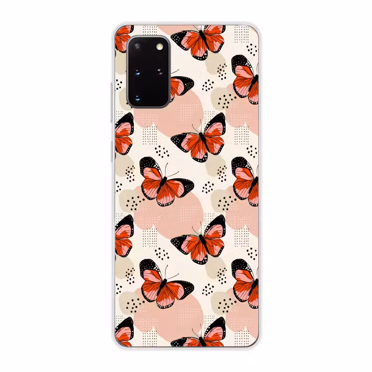 Telefoonhoesje - Vlinders - Retro - Kleurrijk — 1