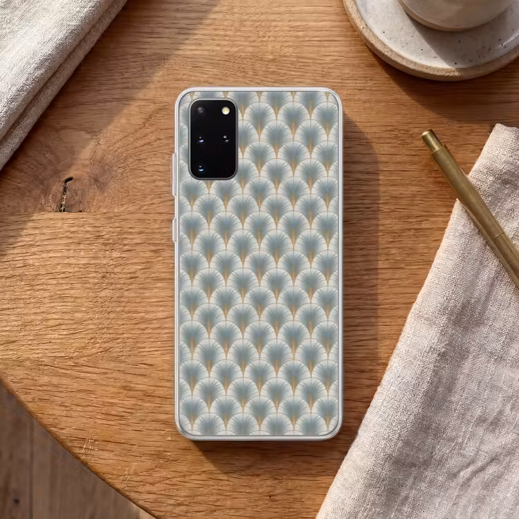 Telefoonhoesje - Waaier - Klassiek - Blauw — 2