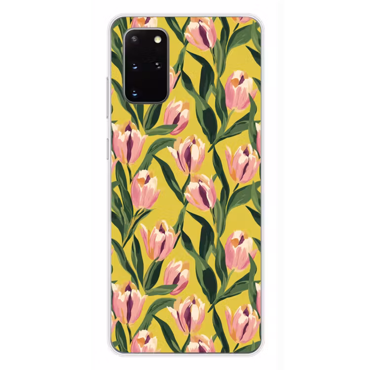 Telefoonhoesje - Tulpen - Botanisch - Geel — 4