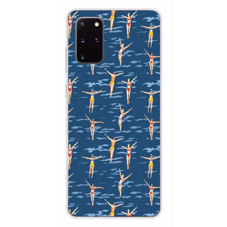 Telefoonhoesje - Zwemsters- Retro - Blauw — 4