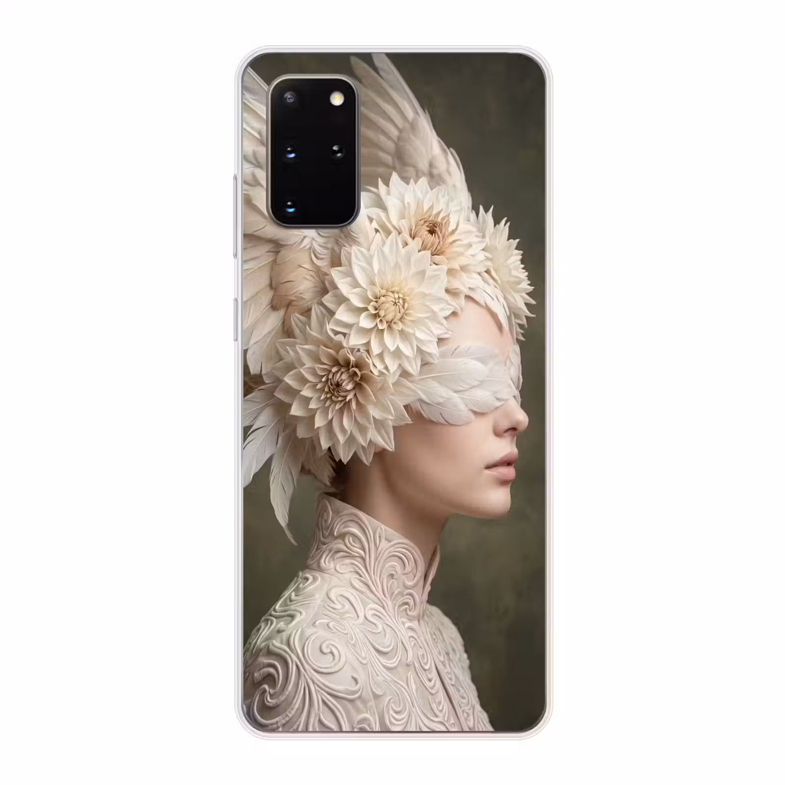 Telefoonhoesje - Vleugels - Vrouw - Wit — 1