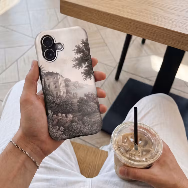 Telefoonhoesje Toughcase - Zee - Villa - Beige — 4
