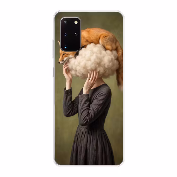 Telefoonhoesje - Vos - Surrealistisch - Groen — 1